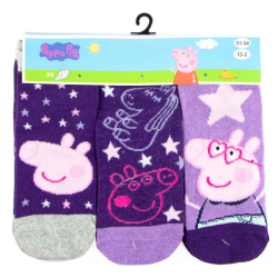 3pk Peppa Pig Strmper
