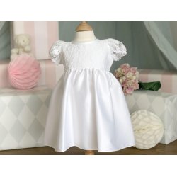 Hvid babykjole